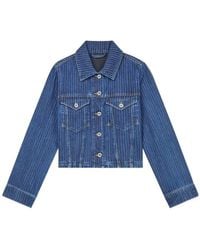 KENZO - Button-Up Denim Trucker Jacket - Lyst