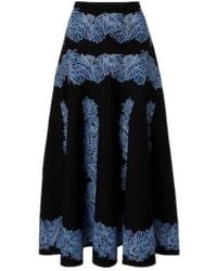 Ulla Johnson - Alessia Knitted Jacquard Midi Skirt - Lyst