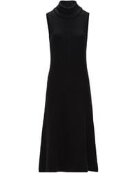 Magda Butrym - High-Neck Sleeveless Midi Dress - Lyst
