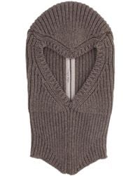 Rick Owens - Ribbed-Knit Balaclava - Lyst