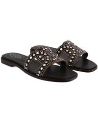 Tod's - Maxi Catena Stud-Embellished Sandals - Lyst