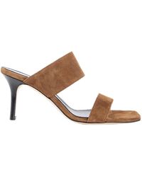 Aeyde - Square Toe High Heel Sandals - Lyst