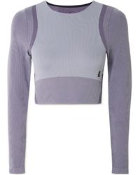 On Shoes - Studio Knitted Long-Sleeve Crop Top - Lyst