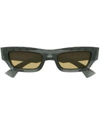 Gucci - Eyewear Rectangle Frame Sunglasses - Lyst