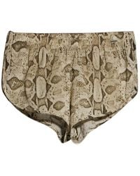 Gucci - Printed Elastic-Waist Shorts - Lyst