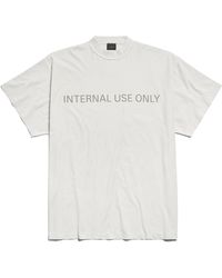 Balenciaga - Internal Use Only Inside-Out T-Shirt Oversized - Lyst