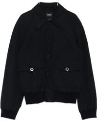 A.P.C. - Long-Sleeved Buttoned Jacket - Lyst