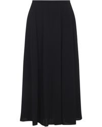 Alberta Ferretti - Georgette Midi Skirt - Lyst