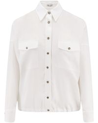 Brunello Cucinelli - Buttoned Pocket Shirt - Lyst
