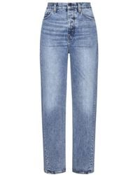 TOTEME - Totême High-Waisted Straight-Leg Jeans - Lyst