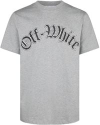 Off-White c/o Virgil Abloh - Round-Neck Short-Sleeved Shirt - Lyst