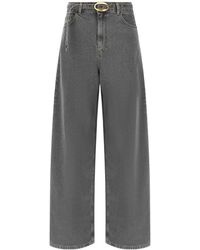 Twinset - Belted Wide-Leg Jeans - Lyst