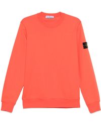 Stone Island - Compass Patch Crewneck Sweatshirt - Lyst