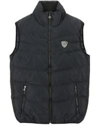 EA7 - Quilted Sleeveless Down Jacket - Lyst