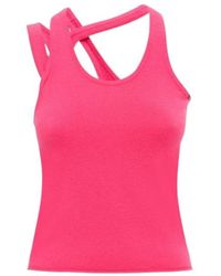 Extreme Cashmere - Raver Asymmetric Cashmere Blend Top - Lyst