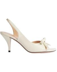 Dior - Bow Heeled Slingback Sandal - Lyst
