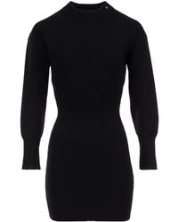 Anine Bing - Ribbed-Knit Long-Sleeve Dress - Lyst
