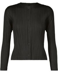 Pleats Please Issey Miyake - Pleats Please Issey Miyake Monthly Colors August Cardgian - Lyst