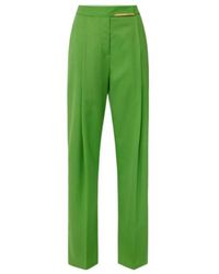 Elisabetta Franchi - Pleated-Front Tailored Trousers - Lyst
