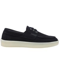 BOSS - Lace-Up Boat Shoes - Lyst