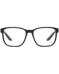 Prada Linea Rossa - Prada Eyewear Linea Rossa Square Frame Glasses - Lyst
