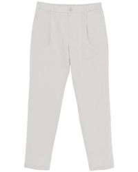 Herno - Seersucker Straight-Leg Trousers - Lyst