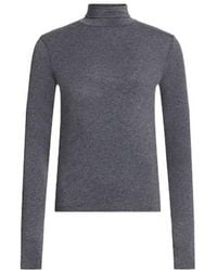 Weekend by Maxmara - Solid Color Slim-Fit Long Sleeve T-Shirt - Lyst