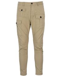 DSquared² - Belt Ring Casual Pants - Lyst
