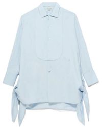 JW Anderson - Side Knot Mini Dress - Lyst