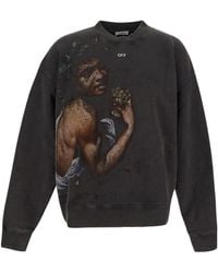 Off-White c/o Virgil Abloh - Bacchus Crewneck Long-Sleeved Sweatshirt - Lyst