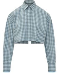 MSGM - Regular Checks Shirt - Lyst