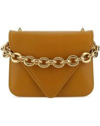 Bottega Veneta - Mount Leather Crossbody Bag - Lyst