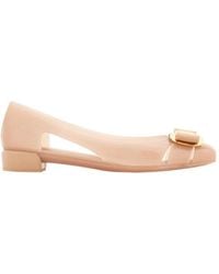 Ferragamo - Vara Bow Jelly Ballet Flat - Lyst