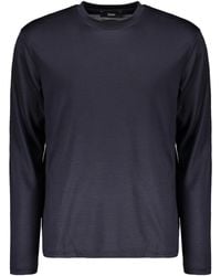 Herno - Long-Sleeve Round-Neck Top - Lyst