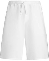 Dolce & Gabbana - Contrast-Trim Track Shorts - Lyst