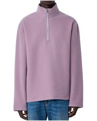 Rier - Myrte Zip-Up Fleece Sweatshirt - Lyst