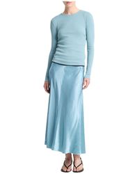 Vince - Ribbed-Knit Cotton T-Shirt - Lyst