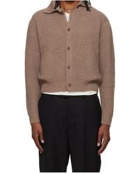 Tonywack - Ribbed High Neck Cardigan - Lyst