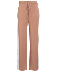 Weekend by Maxmara - Two-Tone Loose-Fitting Knit Pants - Lyst