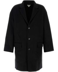 Bottega Veneta - V-Neck Double Face Coat - Lyst