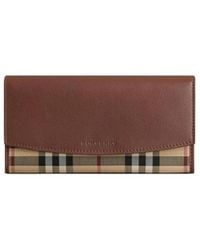Burberry - Logo Wallet - Lyst