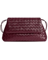 Bottega Veneta - Giorno Flap Drawstring Pouch - Lyst