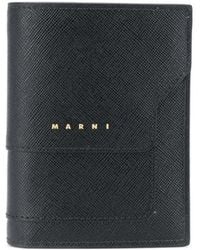 Marni - Logo Printed Bi-Fold Wallet - Lyst
