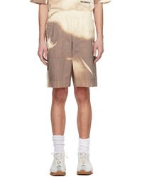 Stone Island - Off- Graphic Shorts - Lyst