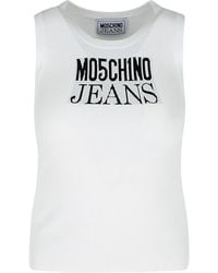 Moschino - Cotton Tank Top - Lyst