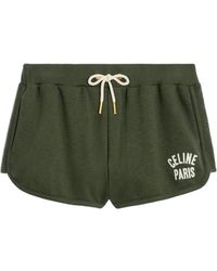 Celine - Paris Mini Shorts - Lyst
