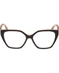 Max Mara - Geometric Frame Glasses - Lyst