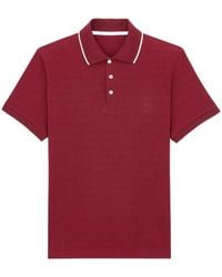 Saint Laurent - Cassandre Piqué Polo Shirt - Lyst