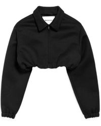 Balenciaga - Cropped Zip-Up Jacket - Lyst