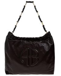 Anine Bing - Kate Chain Logo Shoulder Bag - Lyst